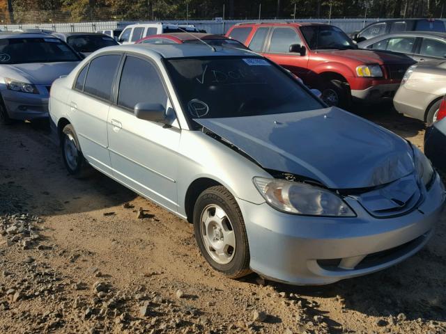 JHMES96625S014637 - 2005 HONDA CIVIC HYBR SILVER photo 1