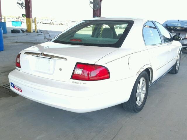 1MEFM50U8YA604155 - 2000 MERCURY SABLE GS WHITE photo 4