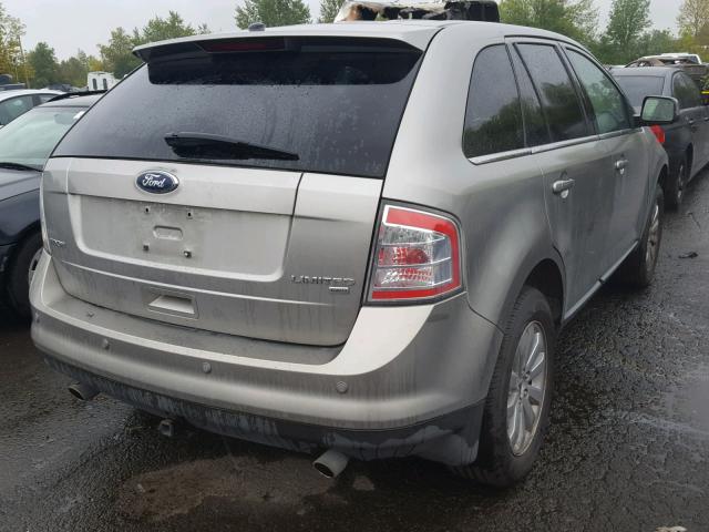 2FMDK49C28BA30302 - 2008 FORD EDGE LIMIT GRAY photo 4