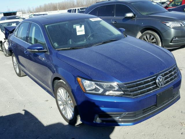 1VWBT7A30GC010423 - 2016 VOLKSWAGEN PASSAT SE BLUE photo 1