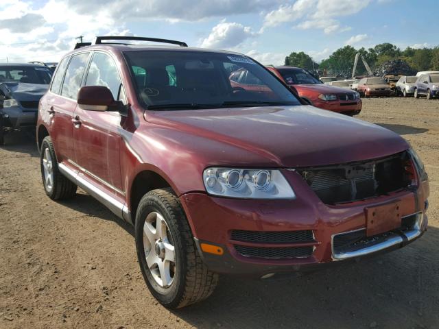 WVGZG77L85D058395 - 2005 VOLKSWAGEN TOUAREG 3. RED photo 1
