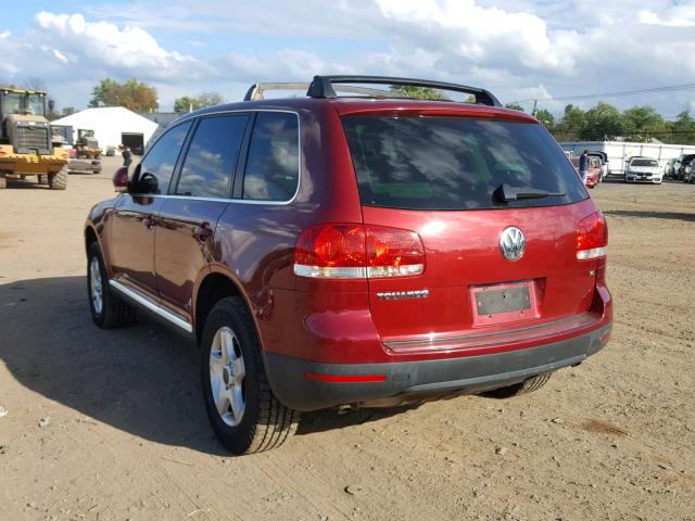 WVGZG77L85D058395 - 2005 VOLKSWAGEN TOUAREG 3. RED photo 3