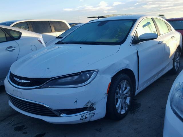 1C3CCCAB7FN666956 - 2015 CHRYSLER 200 LIMITE WHITE photo 2