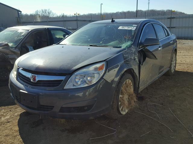 1G8ZX57759F209371 - 2009 SATURN AURA XR CHARCOAL photo 2