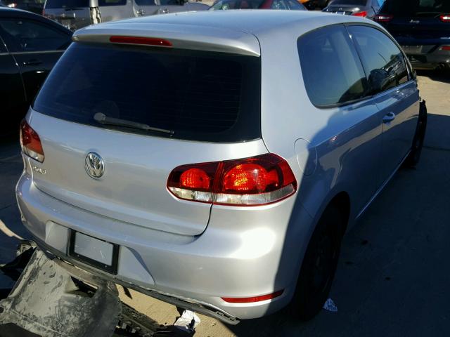 WVWAB7AJ9CW332101 - 2012 VOLKSWAGEN GOLF 银色 照片 4