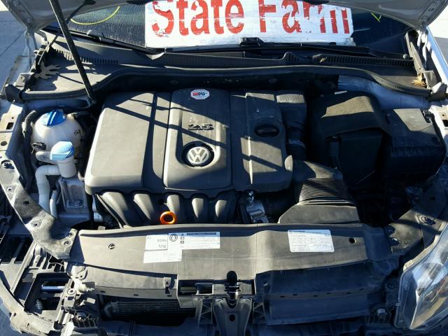 WVWAB7AJ9CW332101 - 2012 VOLKSWAGEN GOLF 银色 照片 7