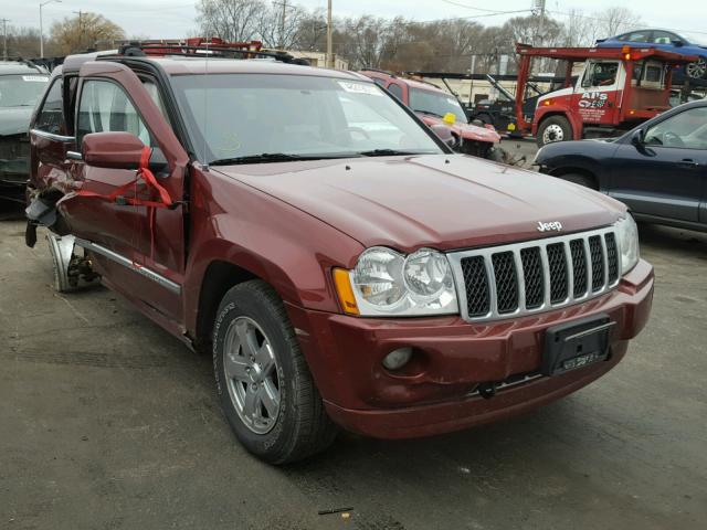 1J8HR68207C503336 - 2007 JEEP GRAND CHER RED photo 1