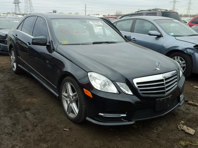 WDDHF8JB4DA723050 - 2013 MERCEDES-BENZ E 350 4MAT BLACK photo 1