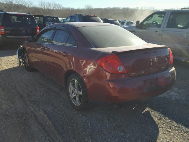 1G2ZG57N284285083 - 2008 PONTIAC G6 BASE RED photo 3