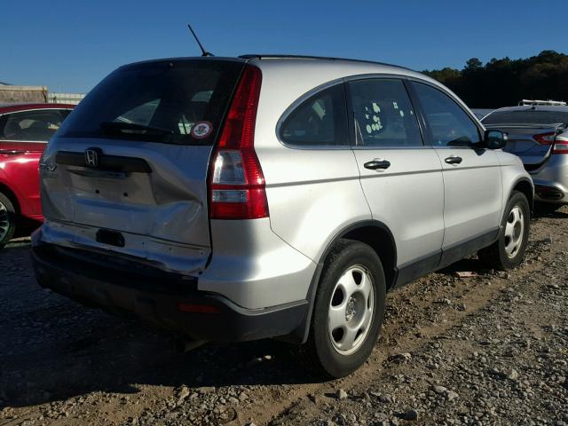 3CZRE38389G709268 - 2009 HONDA CR-V LX SILVER photo 4