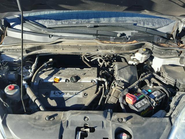 3CZRE38389G709268 - 2009 HONDA CR-V LX SILVER photo 7