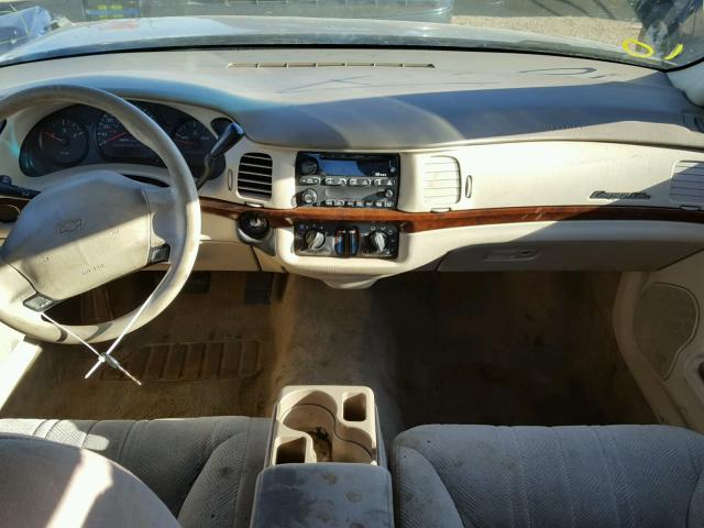 2G1WF52E539228612 - 2003 CHEVROLET IMPALA BLUE photo 9