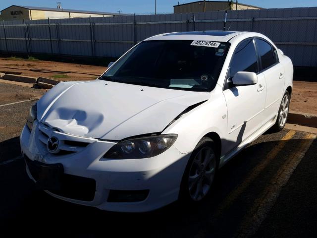 JM1BK323X91188187 - 2009 MAZDA 3 S WHITE photo 2