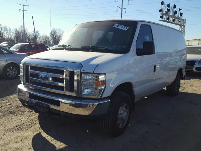 1FTNE14W68DA40406 - 2008 FORD ECONOLINE WHITE photo 2