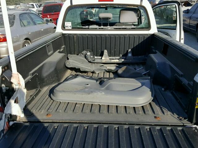 5TFNX4CN7BX006176 - 2011 TOYOTA TACOMA WHITE photo 6