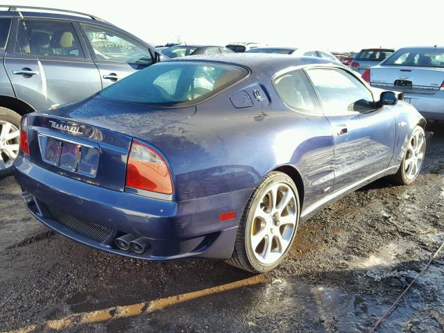 ZAMBC38A650018536 - 2005 MASERATI COUPE GT BLUE photo 4