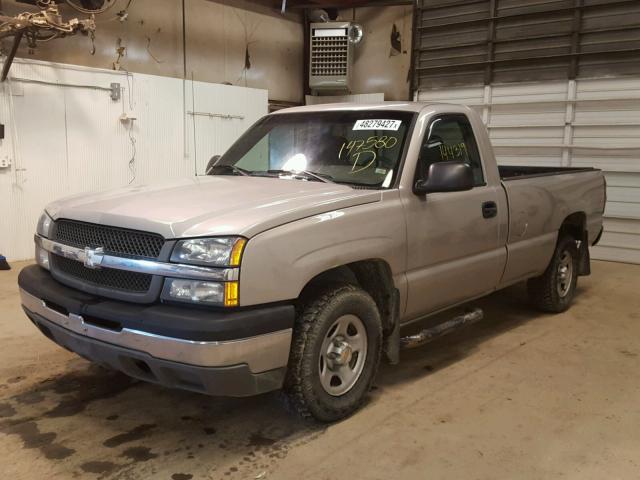 1GCEK14X04Z147580 - 2004 CHEVROLET SILVERADO SILVER photo 2