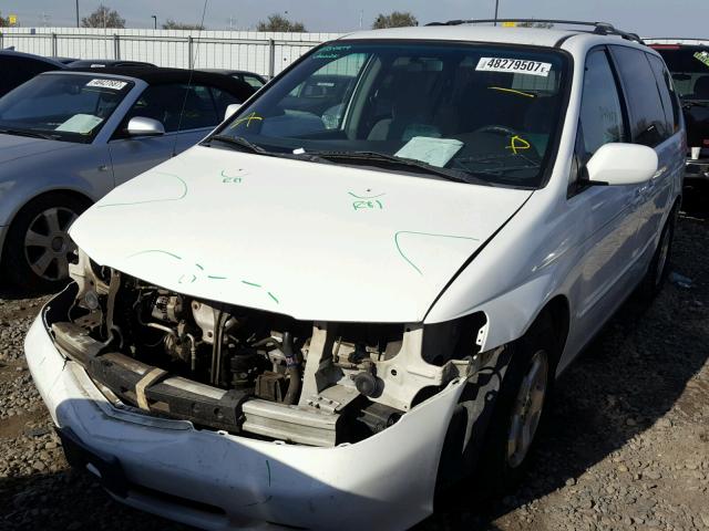 2HKRL18661H523282 - 2001 HONDA ODYSSEY EX WHITE photo 2