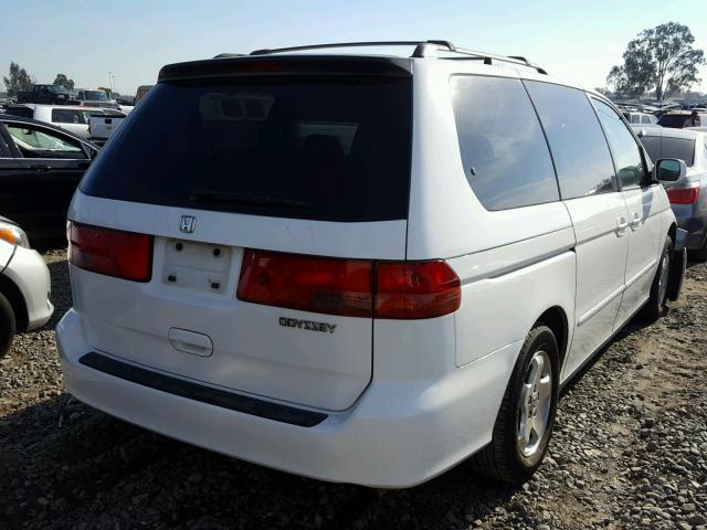 2HKRL18661H523282 - 2001 HONDA ODYSSEY EX WHITE photo 4