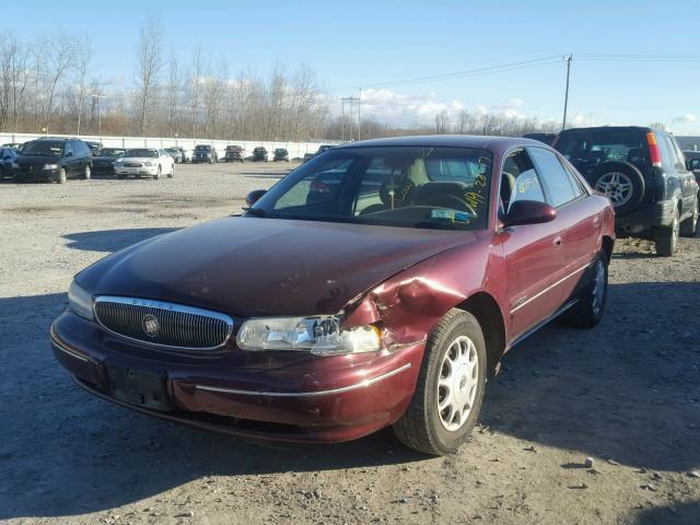 2G4WS52J111327600 - 2001 BUICK CENTURY CU MAROON photo 2