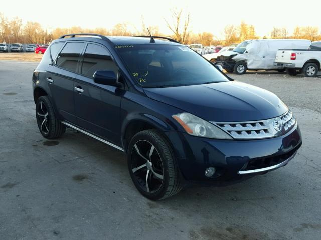 JN8AZ08T06W401583 - 2006 NISSAN MURANO SL BLUE photo 1