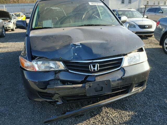 5FNRL18634B116295 - 2004 HONDA ODYSSEY EX GRAY photo 9