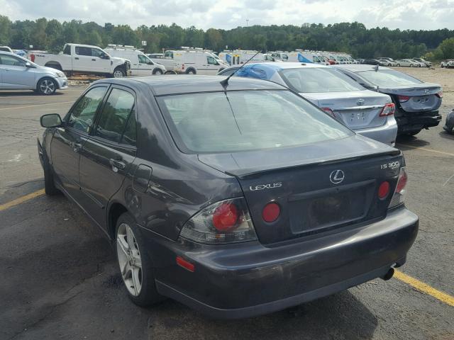 JTHBD192420055981 - 2002 LEXUS IS 300 BLACK photo 3