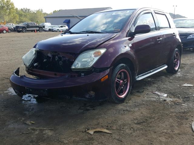 JTKKT624350095169 - 2005 TOYOTA SCION XA ბურგუნდია ფოტო 2