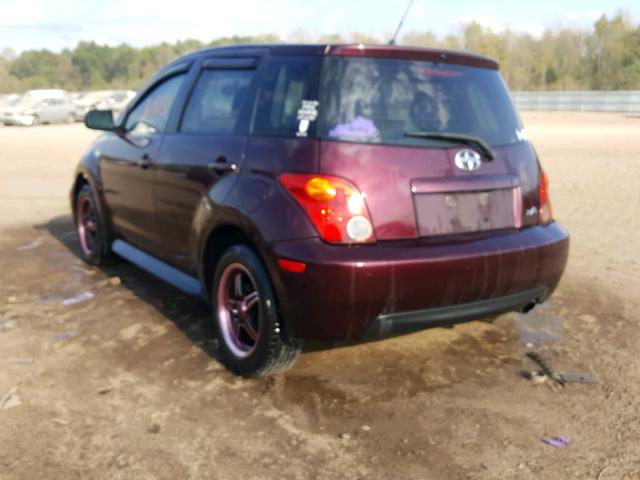 JTKKT624350095169 - 2005 TOYOTA SCION XA ბურგუნდია ფოტო 3