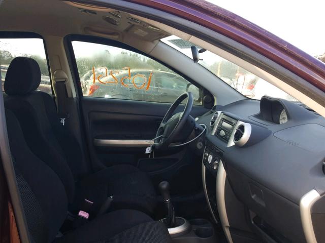 JTKKT624350095169 - 2005 TOYOTA SCION XA ბურგუნდია ფოტო 5