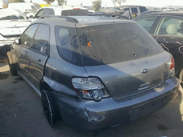 JF1GG74607G804078 - 2007 SUBARU IMPREZA WR GRAY photo 3