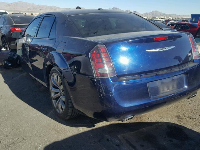 2C3CCABG8EH382533 - 2014 CHRYSLER 300 S BLUE photo 3