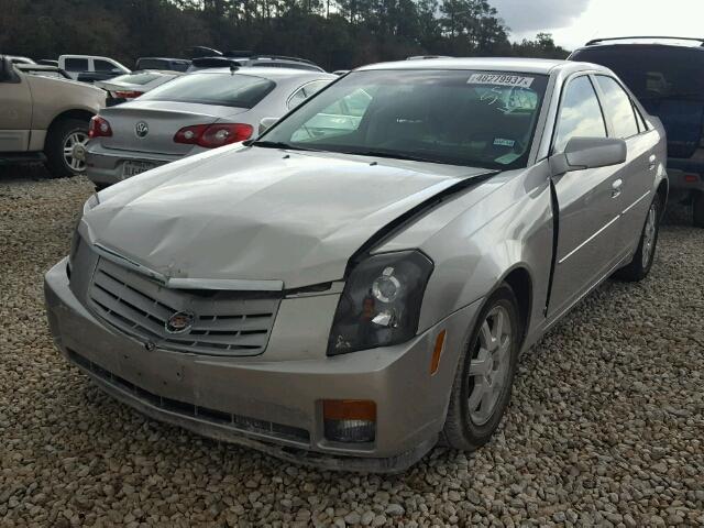 1G6DM57T770107028 - 2007 CADILLAC CTS SILVER photo 2