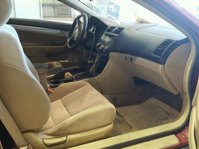 1HGCM72233A014970 - 2003 HONDA ACCORD LX RED photo 5