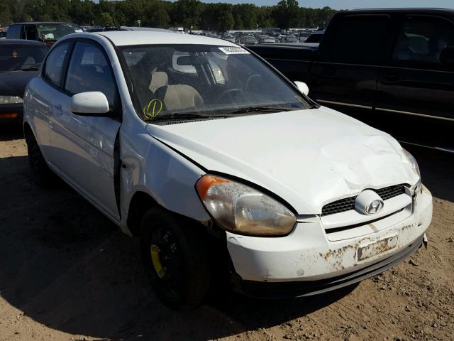 KMHCM3AC6AU173779 - 2010 HYUNDAI ACCENT BLU WHITE photo 1