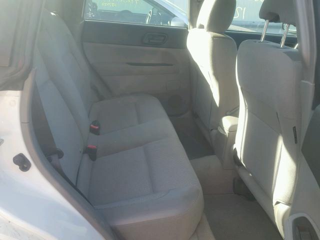 JF1SG63603H723480 - 2003 SUBARU FORESTER 2 WHITE photo 6