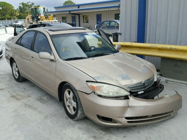 4T1BF30K12U029931 - 2002 TOYOTA CAMRY LE BEIGE photo 1