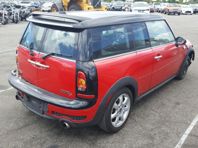 WMWMM3C54ATZ33024 - 2010 MINI COOPER S C RED photo 4