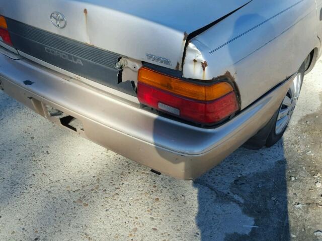 2T1AE04B0RC029339 - 1994 TOYOTA COROLLA TAN photo 9