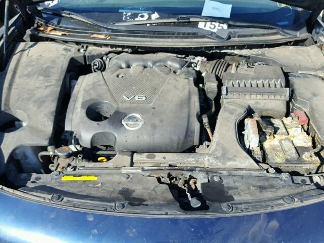 1N4AA5AP9AC811005 - 2010 NISSAN MAXIMA S BLUE photo 7