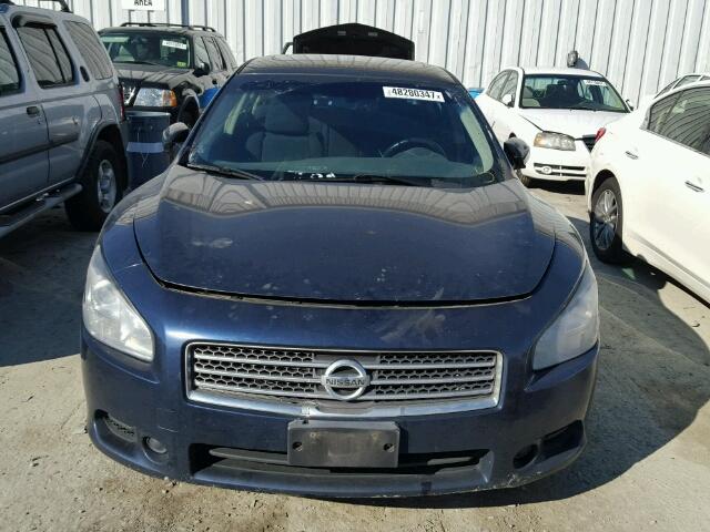 1N4AA5AP9AC811005 - 2010 NISSAN MAXIMA S BLUE photo 9