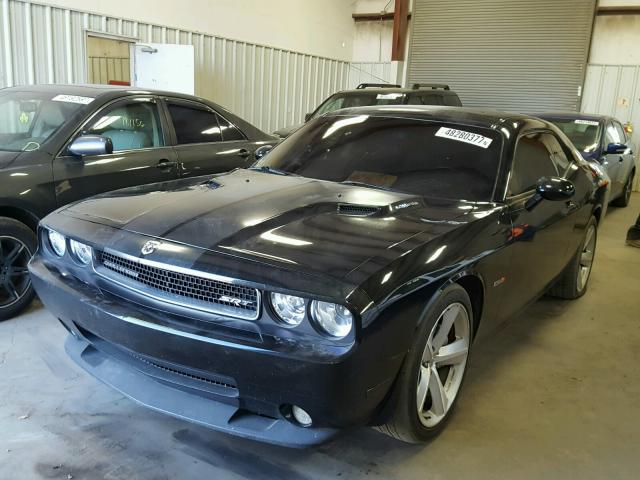 2B3LJ74W79H543499 - 2009 DODGE CHALLENGER BLACK photo 2