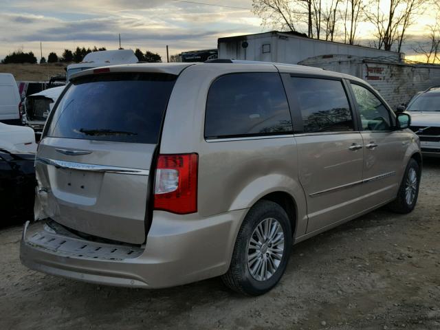 2C4RC1CG1ER407772 - 2014 CHRYSLER TOWN & COU GOLD photo 4