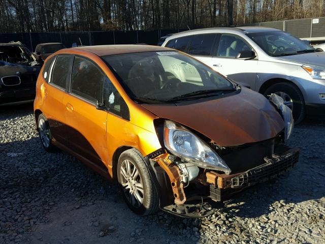 JHMGE8H45AS020108 - 2010 HONDA FIT SPORT ORANGE photo 1