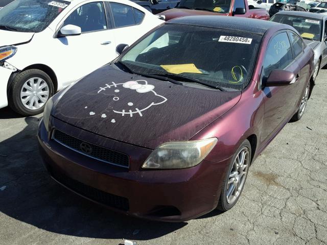 JTKDE177660093202 - 2006 TOYOTA SCION TC 紫色 照片 2