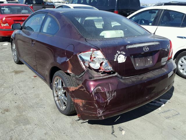 JTKDE177660093202 - 2006 TOYOTA SCION TC 紫色 照片 3