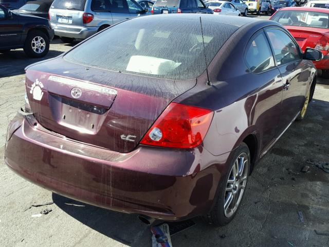 JTKDE177660093202 - 2006 TOYOTA SCION TC 紫色 照片 4
