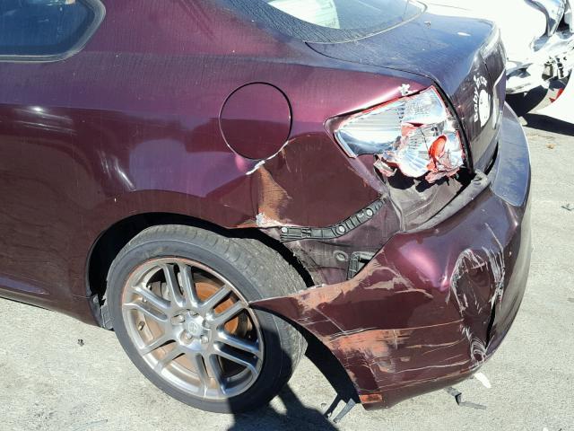 JTKDE177660093202 - 2006 TOYOTA SCION TC 紫色 照片 9