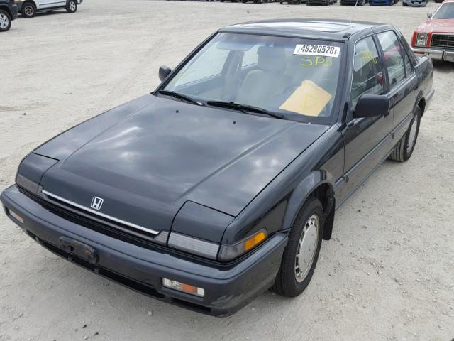 JHMCA5549KC132791 - 1989 HONDA ACCORD LXI BLACK photo 2