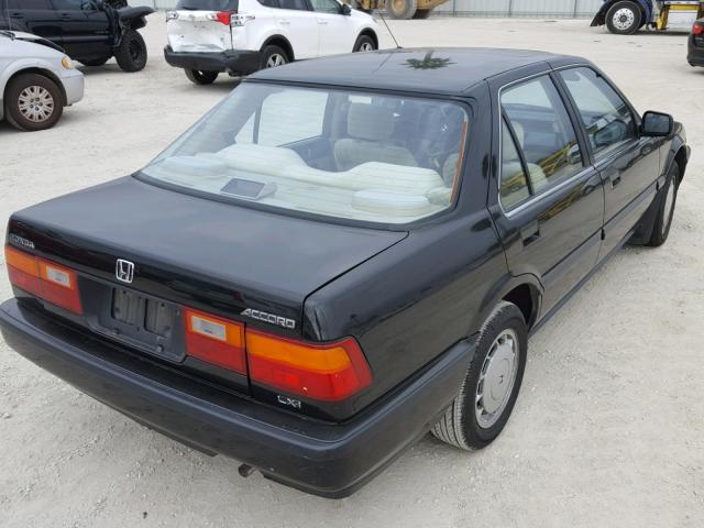 JHMCA5549KC132791 - 1989 HONDA ACCORD LXI BLACK photo 4